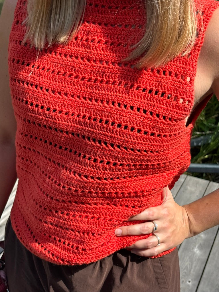 Ultra Easy Lace Top - Crochet