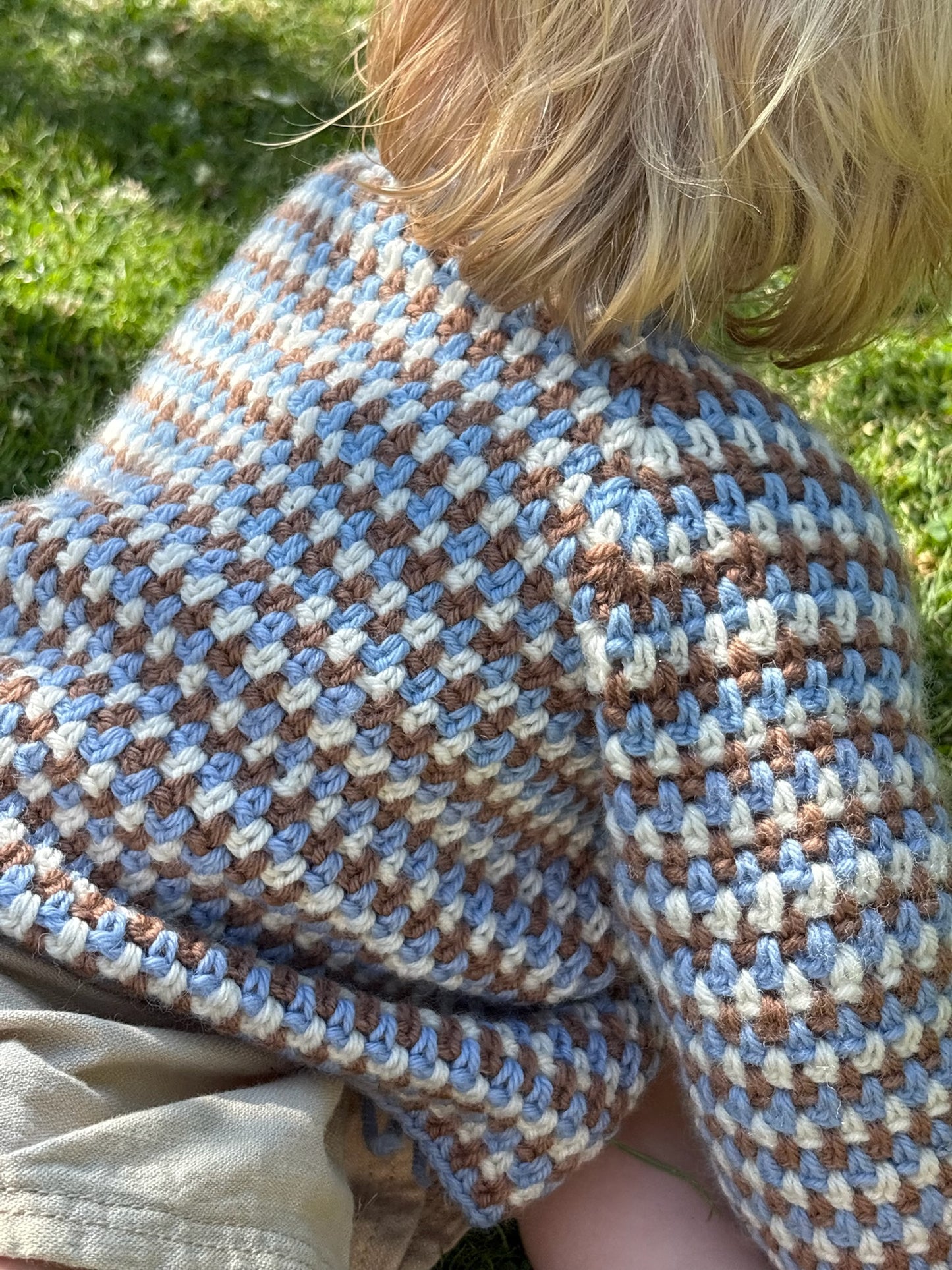 Ultra Easy Moss Stitch Cardigan Baby