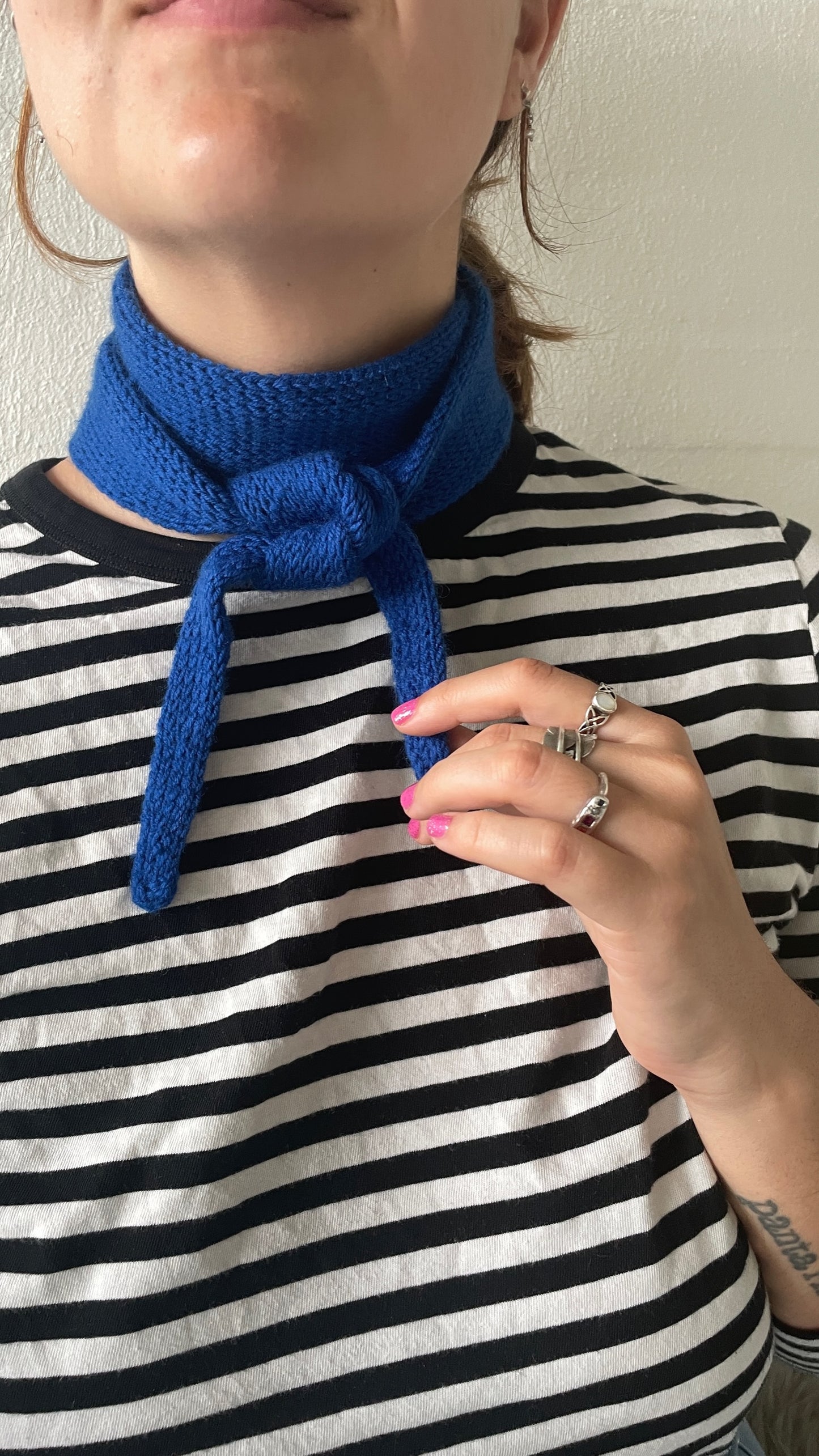 Easy Double Knitted Scarf