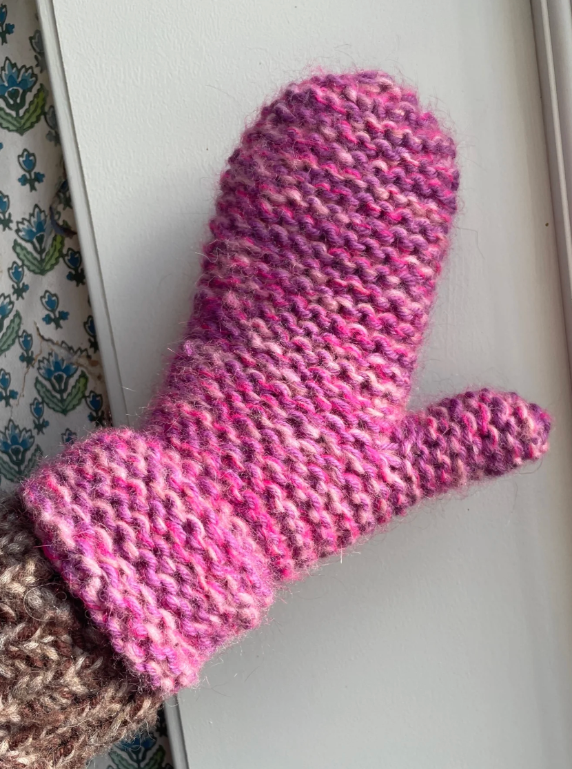 Ultra Easy Garter Stitch Beanie + Mittens