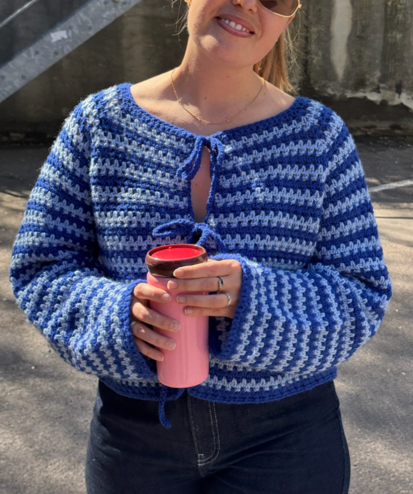 Ultra Easy Moss Stitch Cardigan