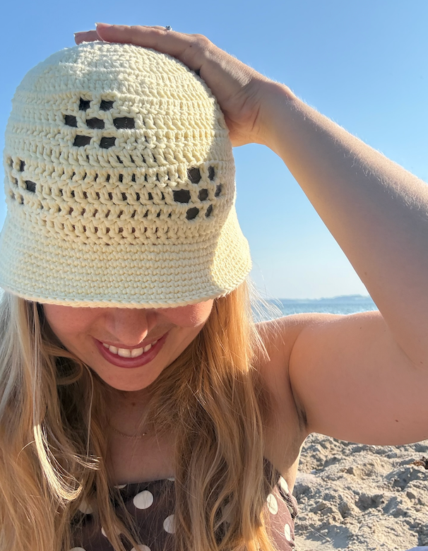 Easy Flower Bucket Hat - Crochet