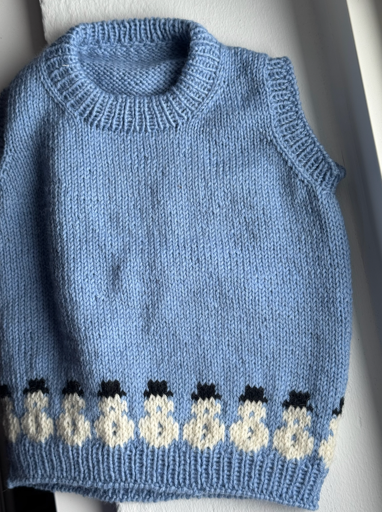 Easy Snowman Slipover Baby
