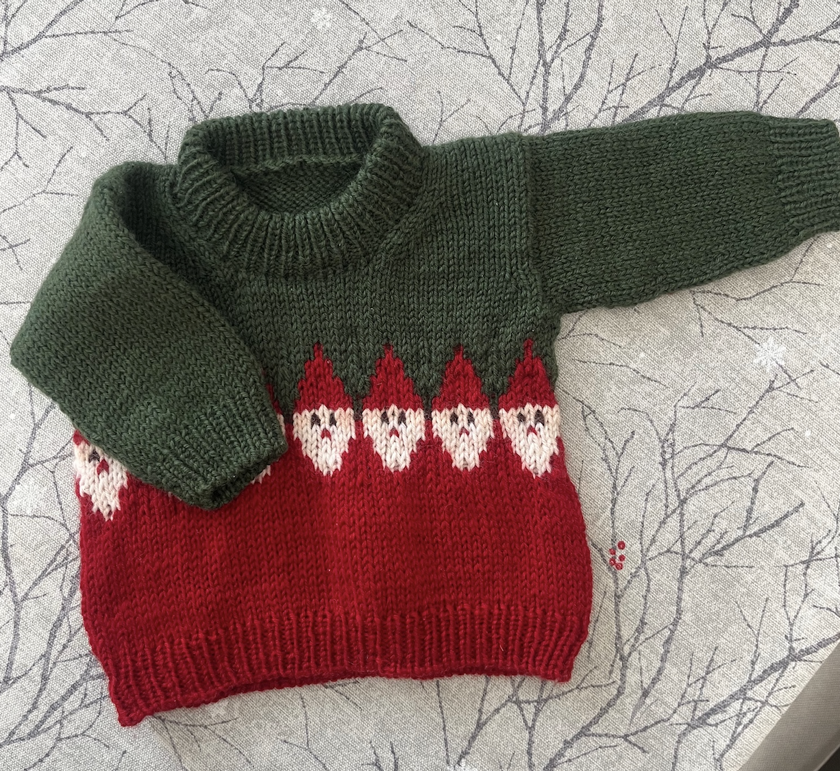 Easy Santa Sweater Baby