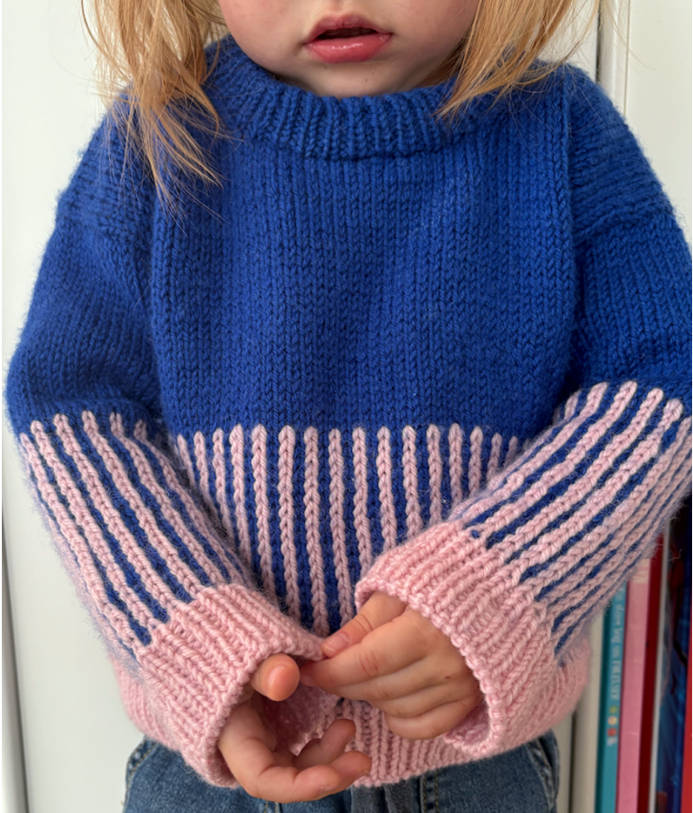 Easy Colour Mix Sweater Junior – easy as knit