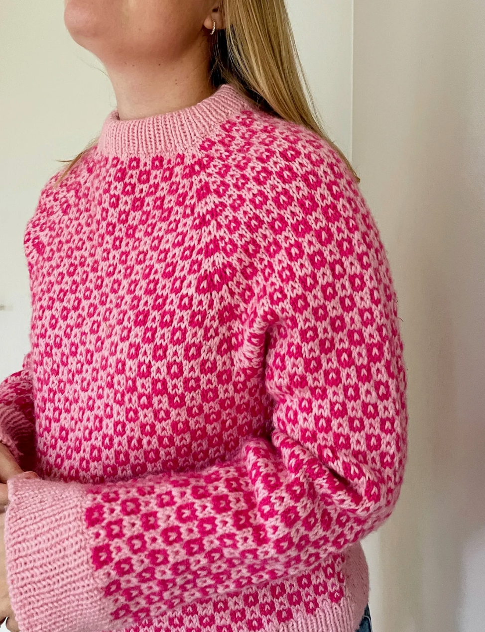 Learn to Knit with Colors – Easy Colour Sweater Adult & Baby