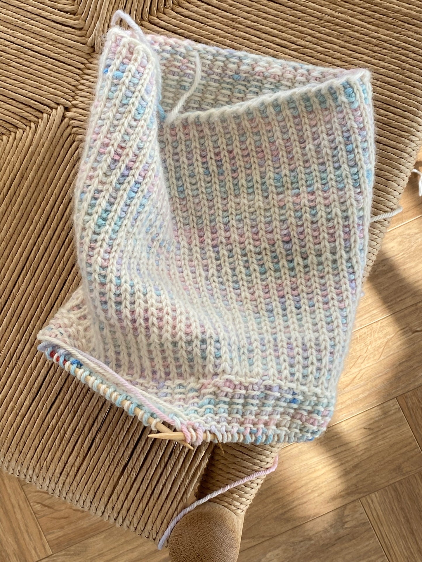 Easy Coloured Rib Hat