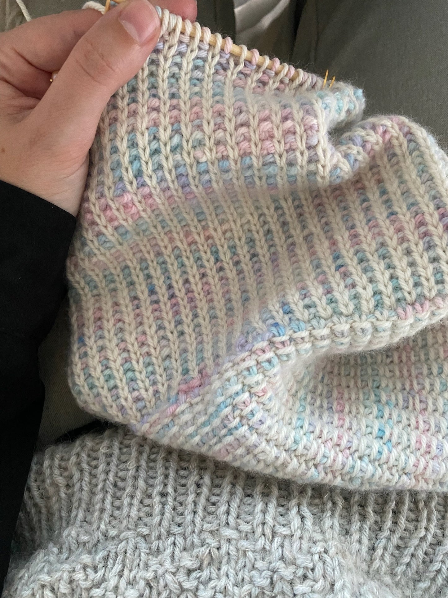 Easy Coloured Rib Hat