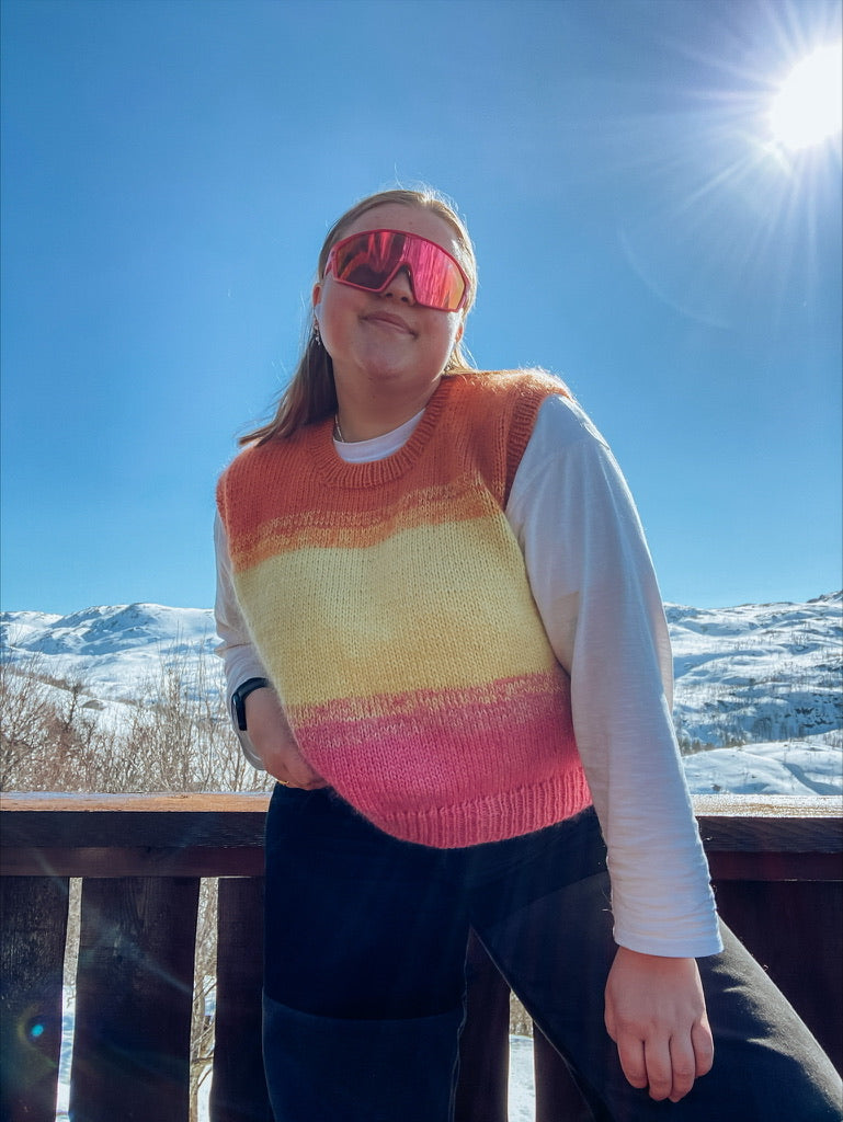 Fading Rainbow Vest