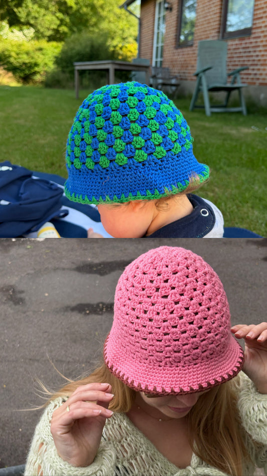 Ultra Easy Bucket Hat - Crochet Adult + Baby