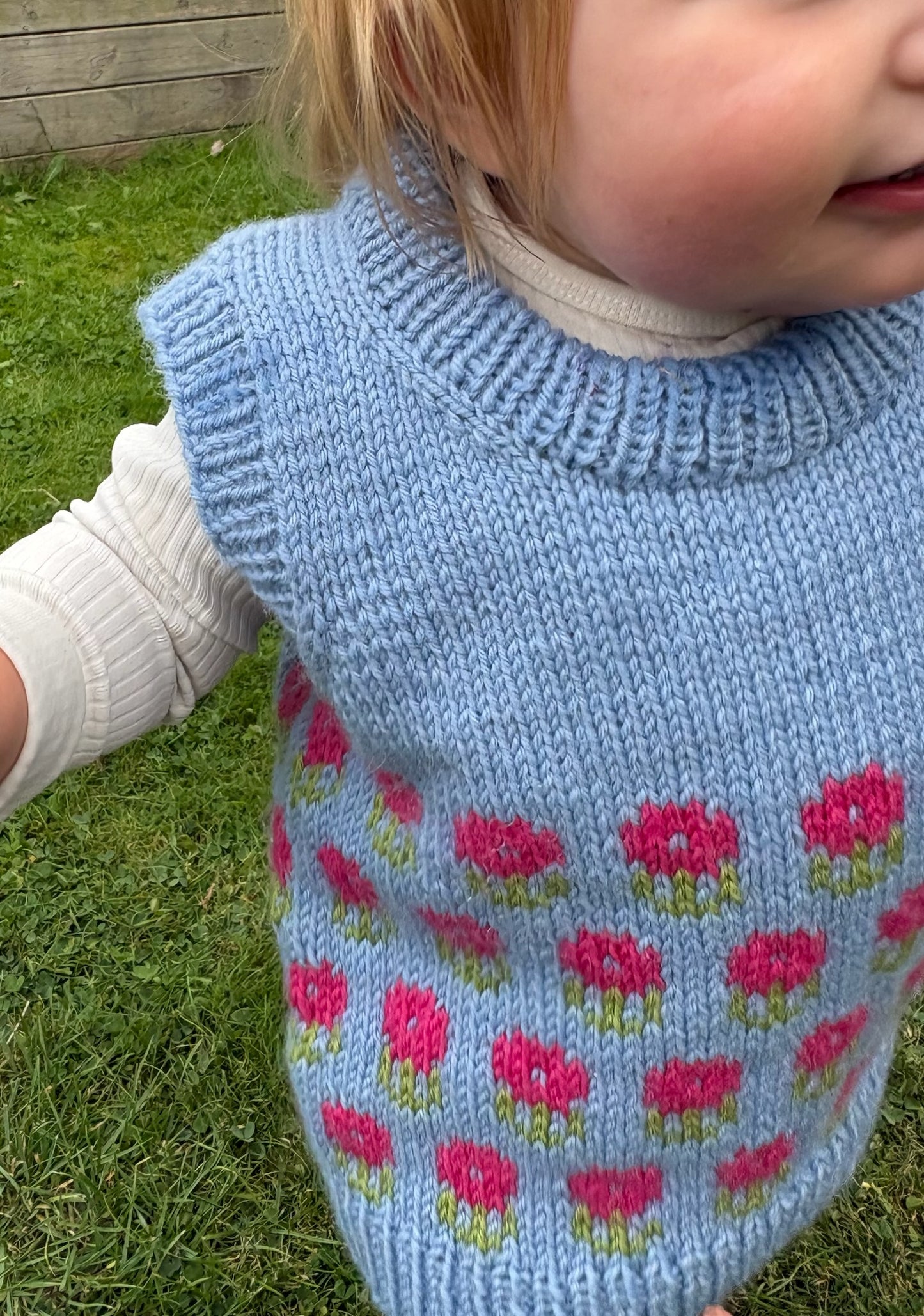 Easy Flower Slipover Baby