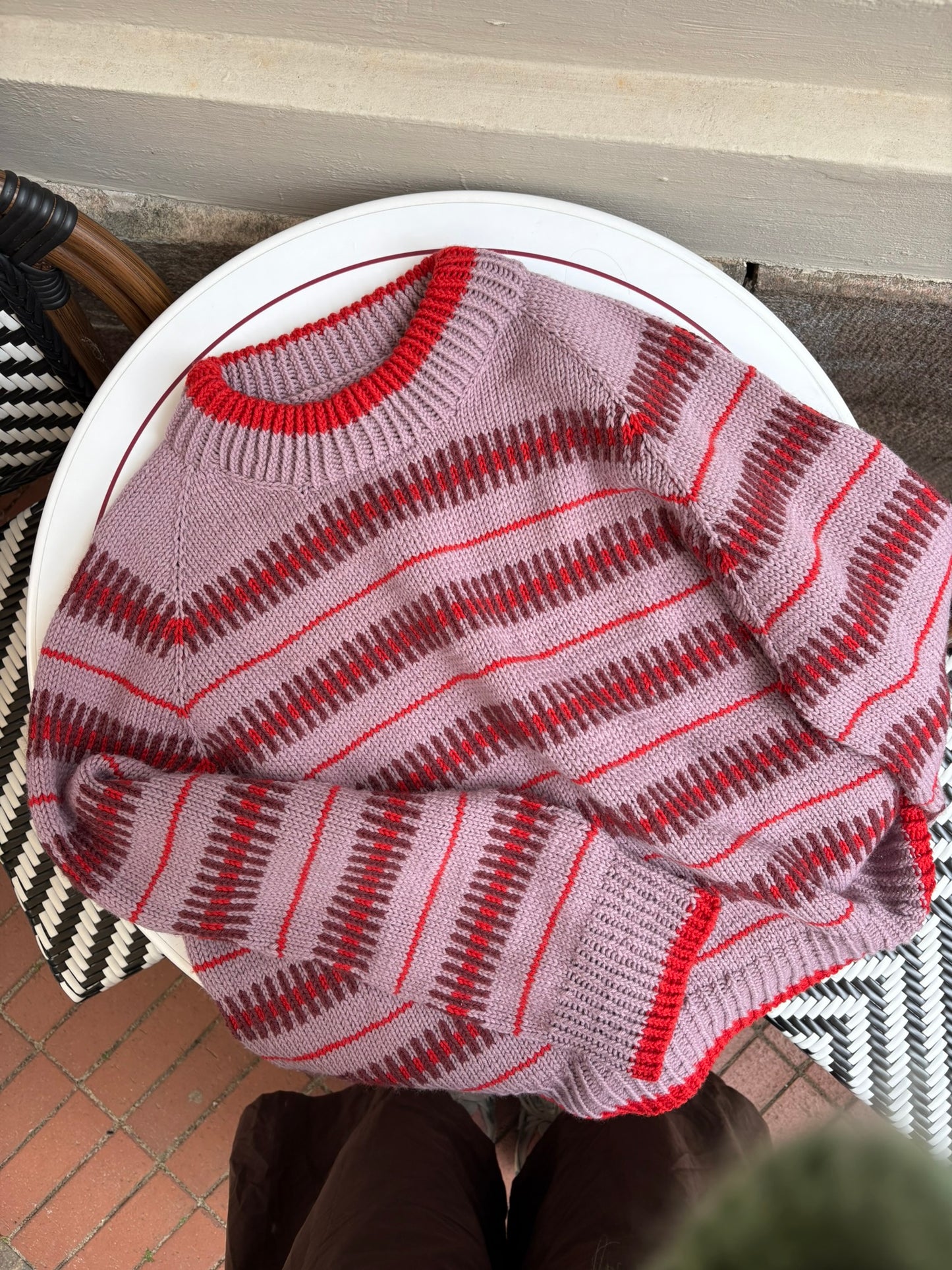 Easy Colour Stripe Sweater