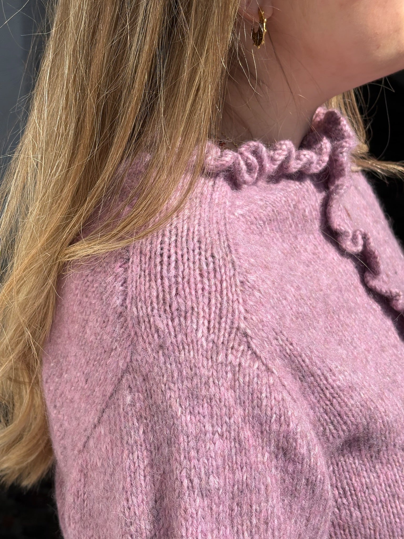 Easy Ruffle Cardigan – easy as knit