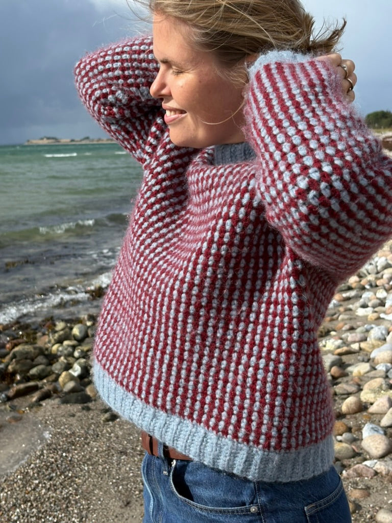 Easy Moss Stitch Sweater