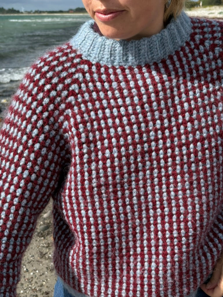 Easy Moss Stitch Sweater