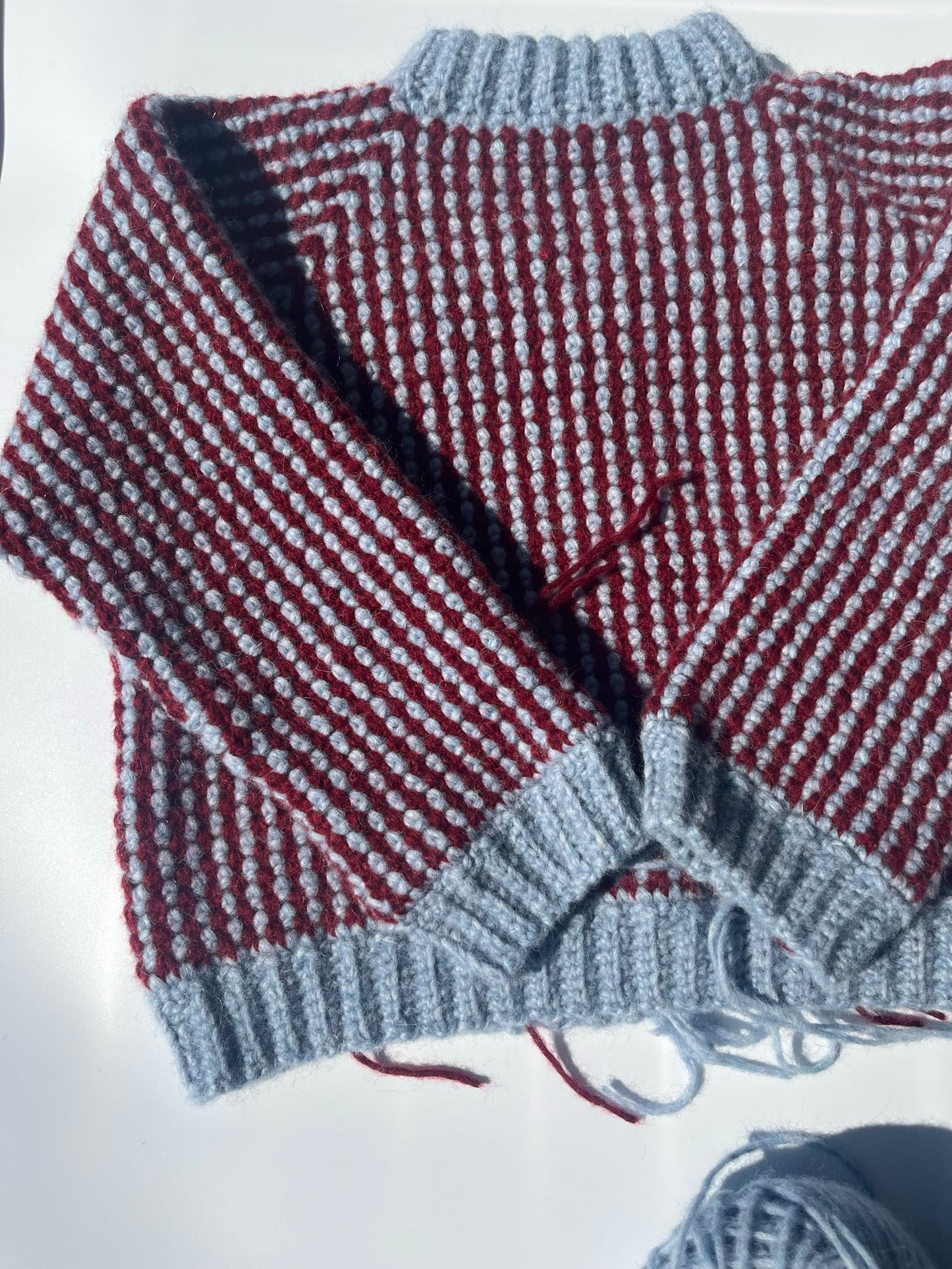 Easy Moss Stitch Sweater