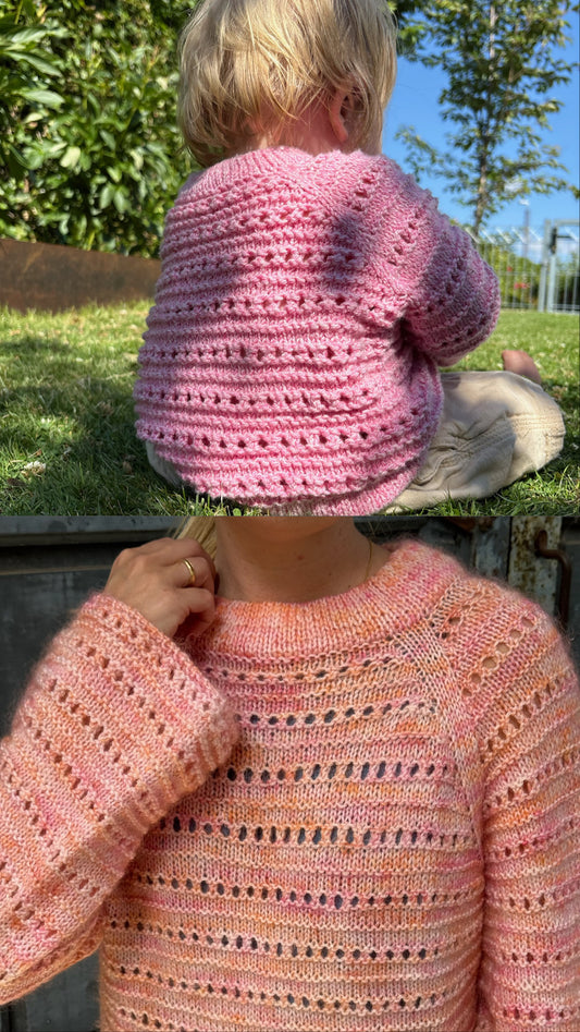 Easy Spring Sweater Woman + Baby Bundle