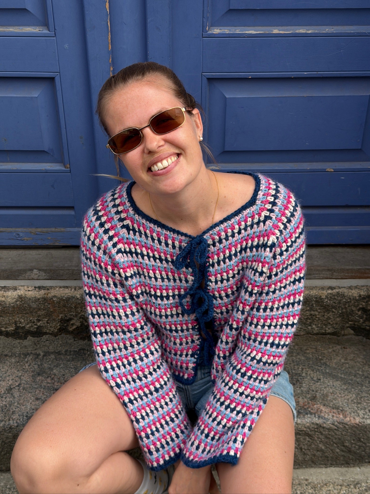 Ultra Easy Moss Stitch Cardigan - Crochet – easy as knit