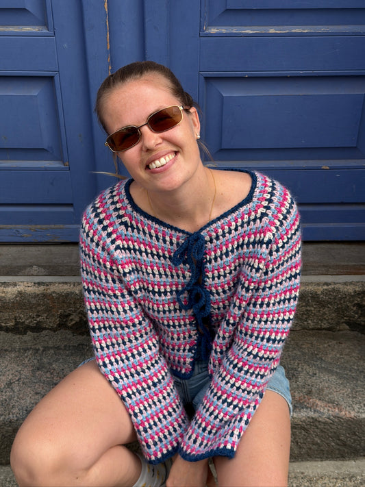 Ultra Easy Moss Stitch Cardigan