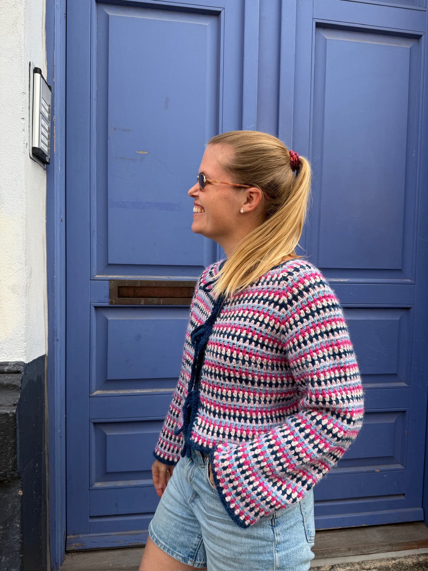 Ultra Easy Moss Stitch Cardigan