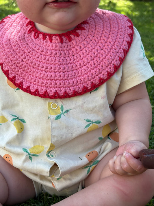 Ultra Easy Bib - Crochet