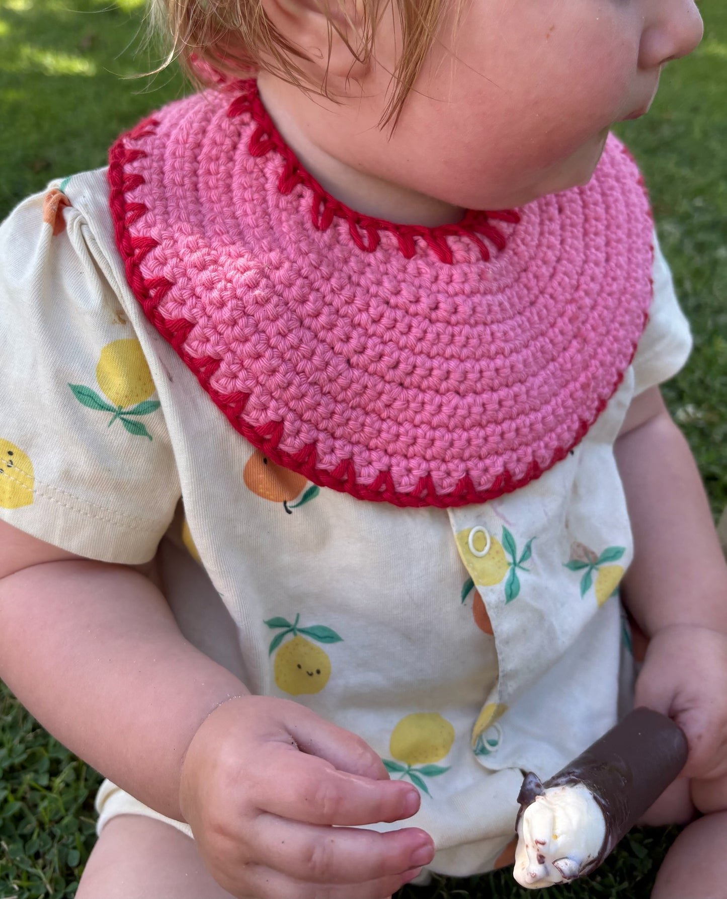 Ultra Easy Bib - Crochet
