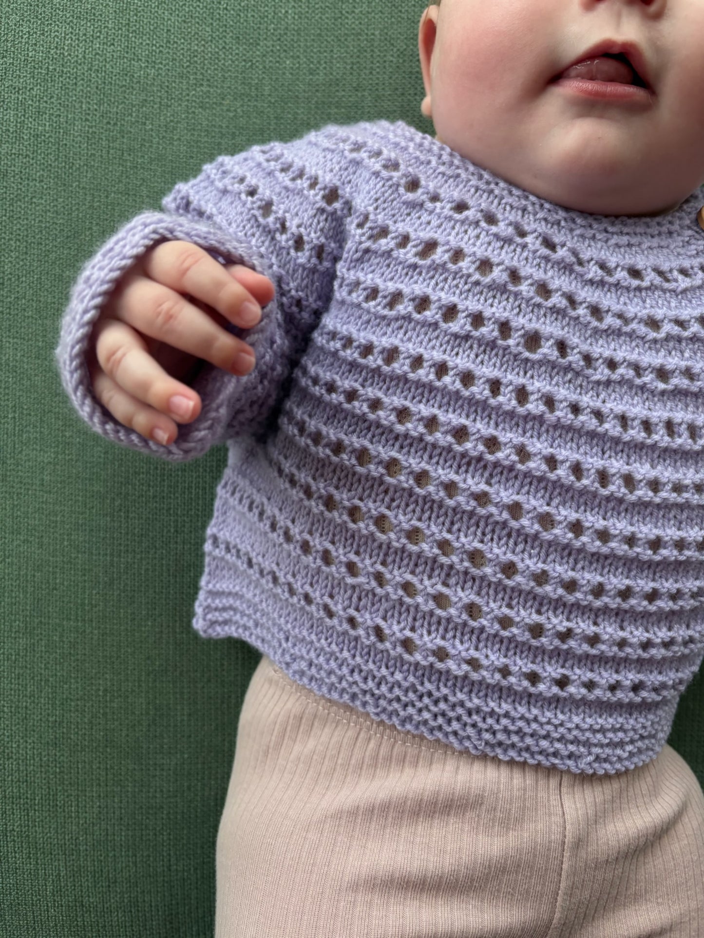 Easy Spring Cardigan Baby