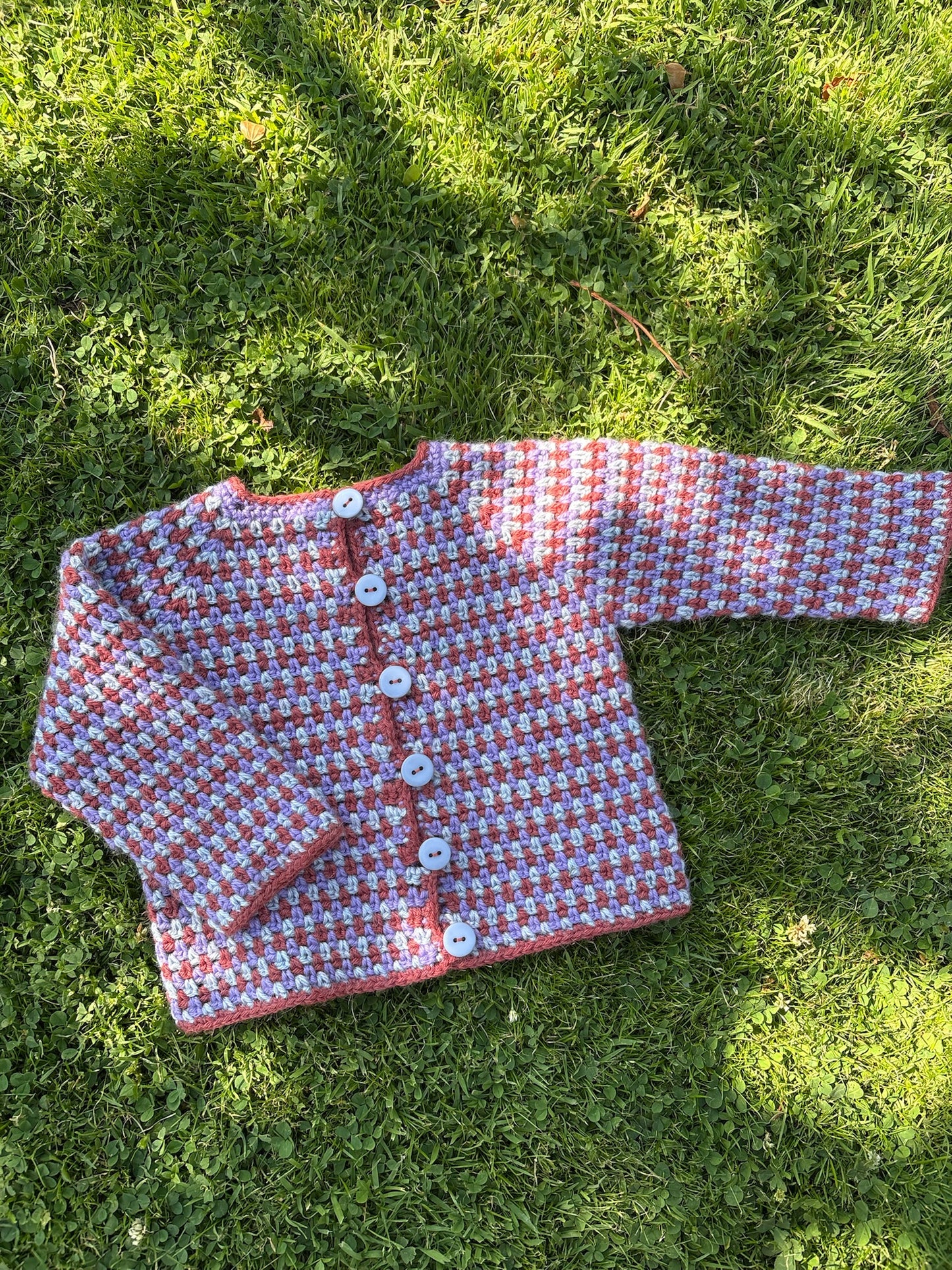 Ultra Easy Moss Stitch Cardigan Baby