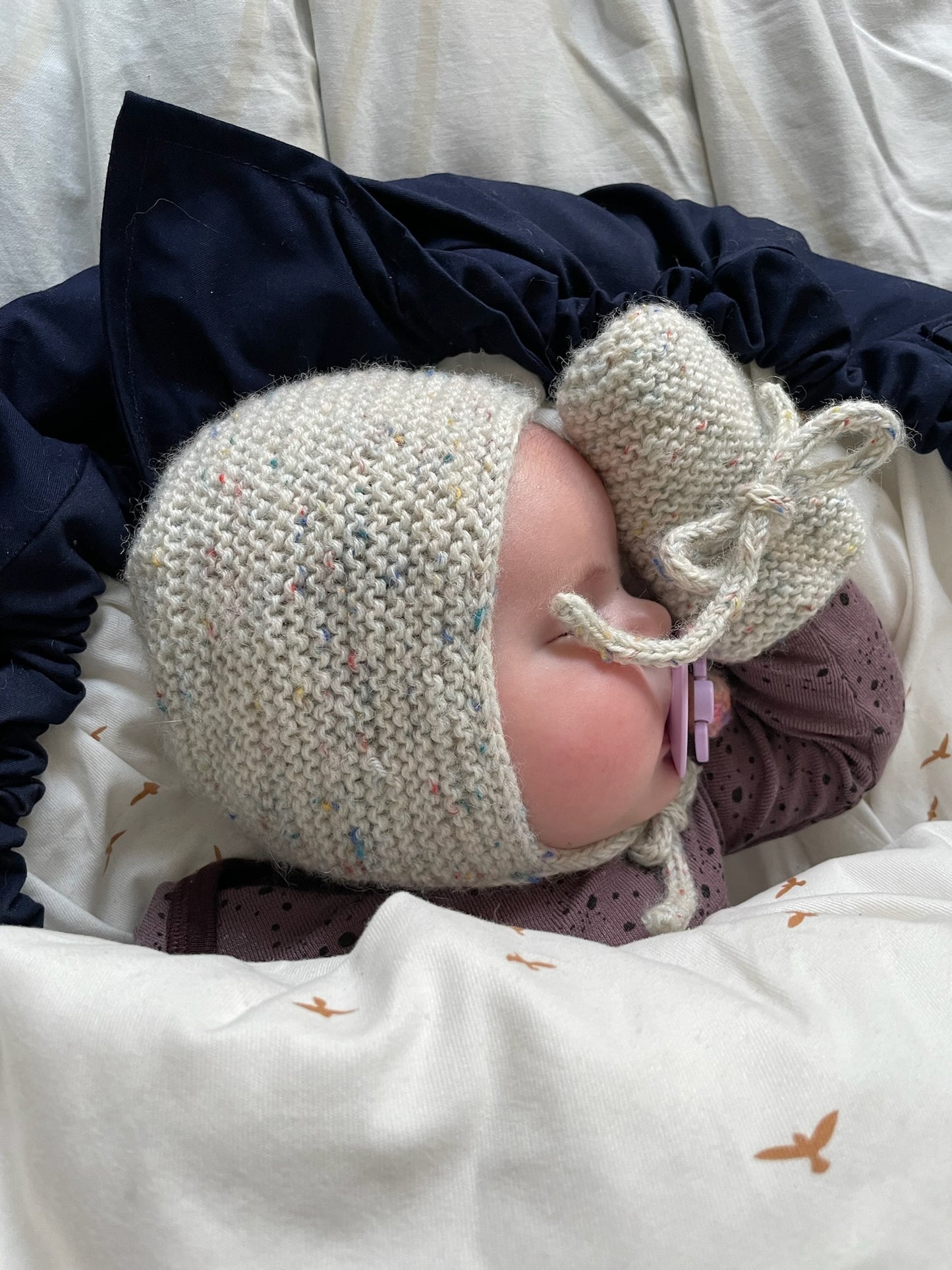 Ultra Easy Bonnet + Mittens Baby Norsk🇳🇴