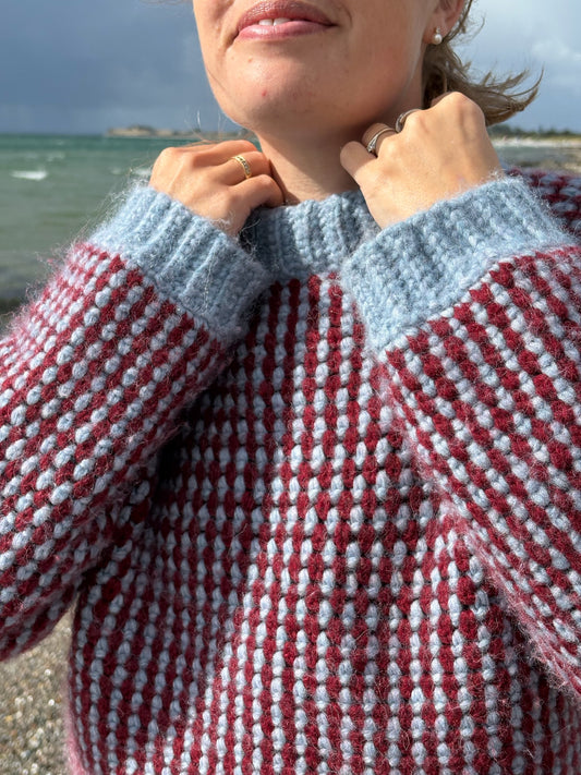 Easy Moss Stitch Sweater