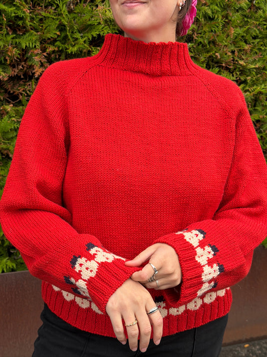 Easy Snowman Sweater