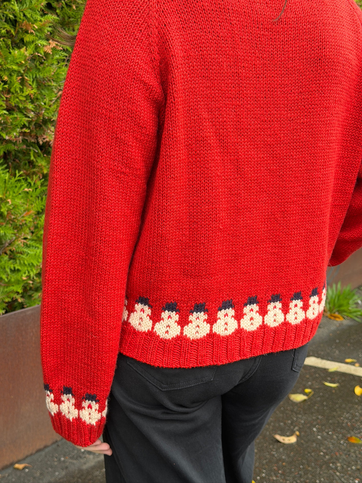 Easy Snowman Sweater