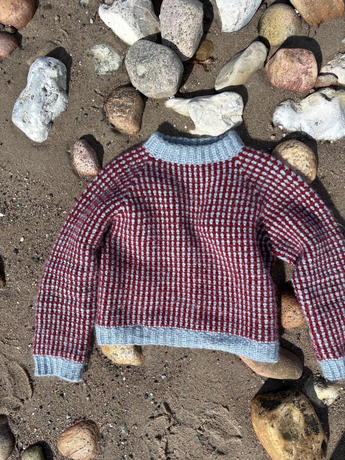 Easy Moss Stitch Sweater