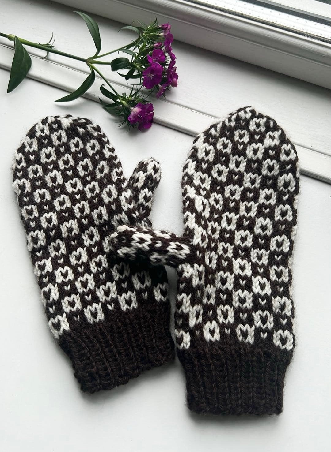 Easy Colour Mittens + Beanie