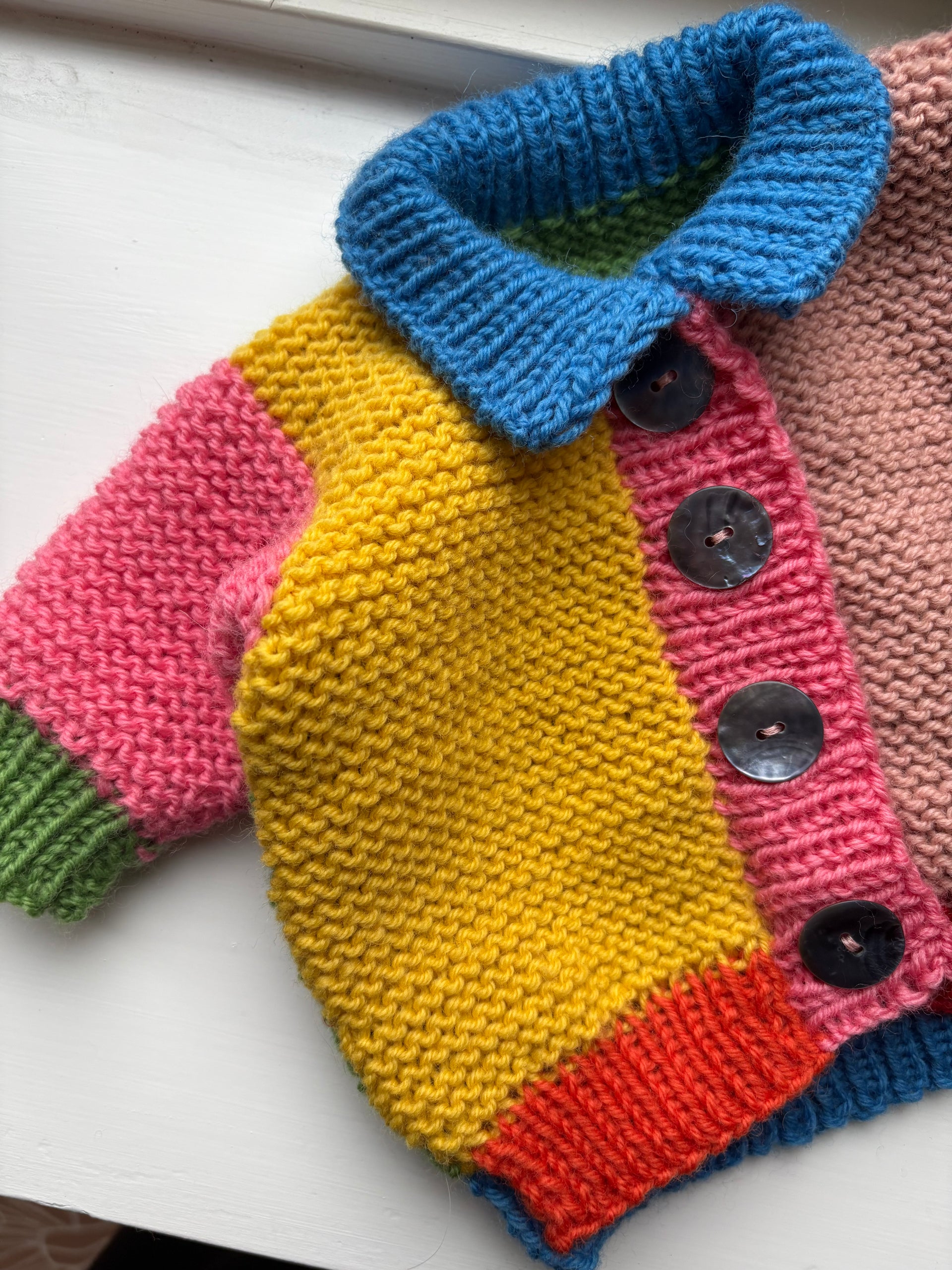 Ultra Easy Polo Cardigan Baby – easy as knit