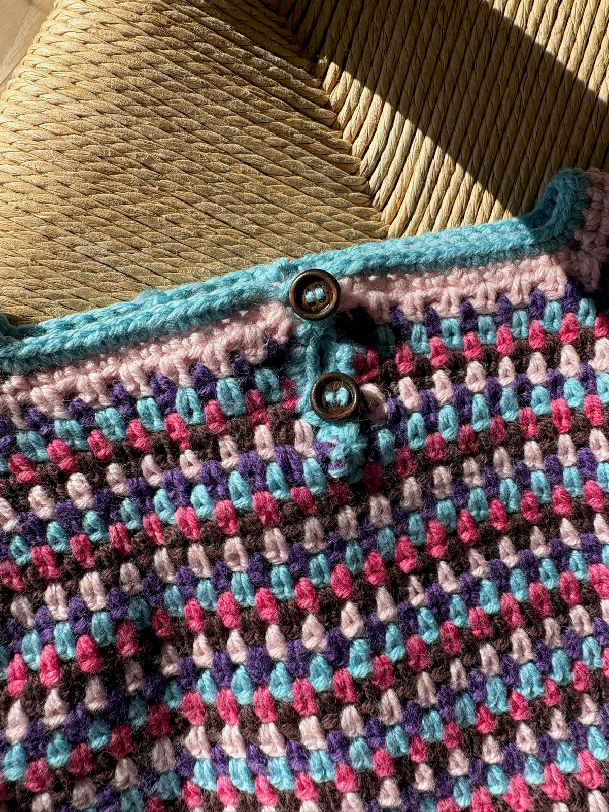 Ultra Easy Moss Stitch Blouse Baby - Crochet