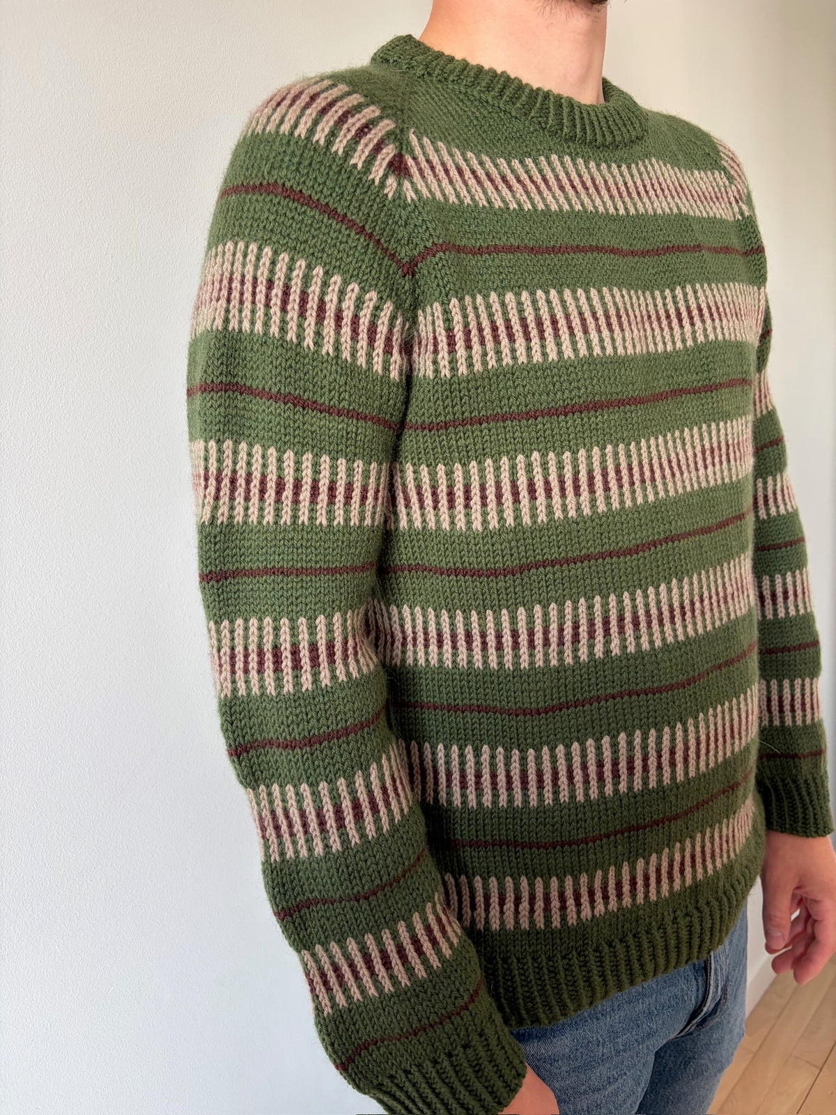 Easy Colour Stripe Sweater MAN