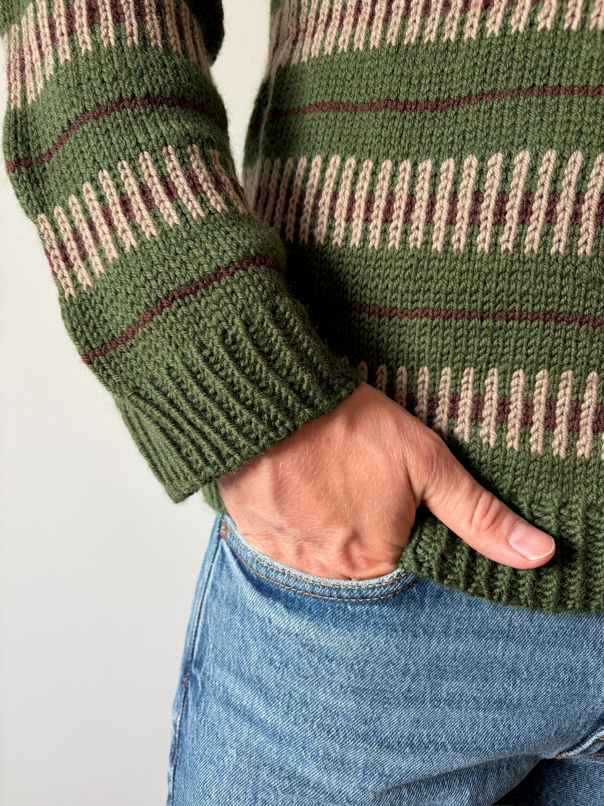 Easy Colour Stripe Sweater MAN