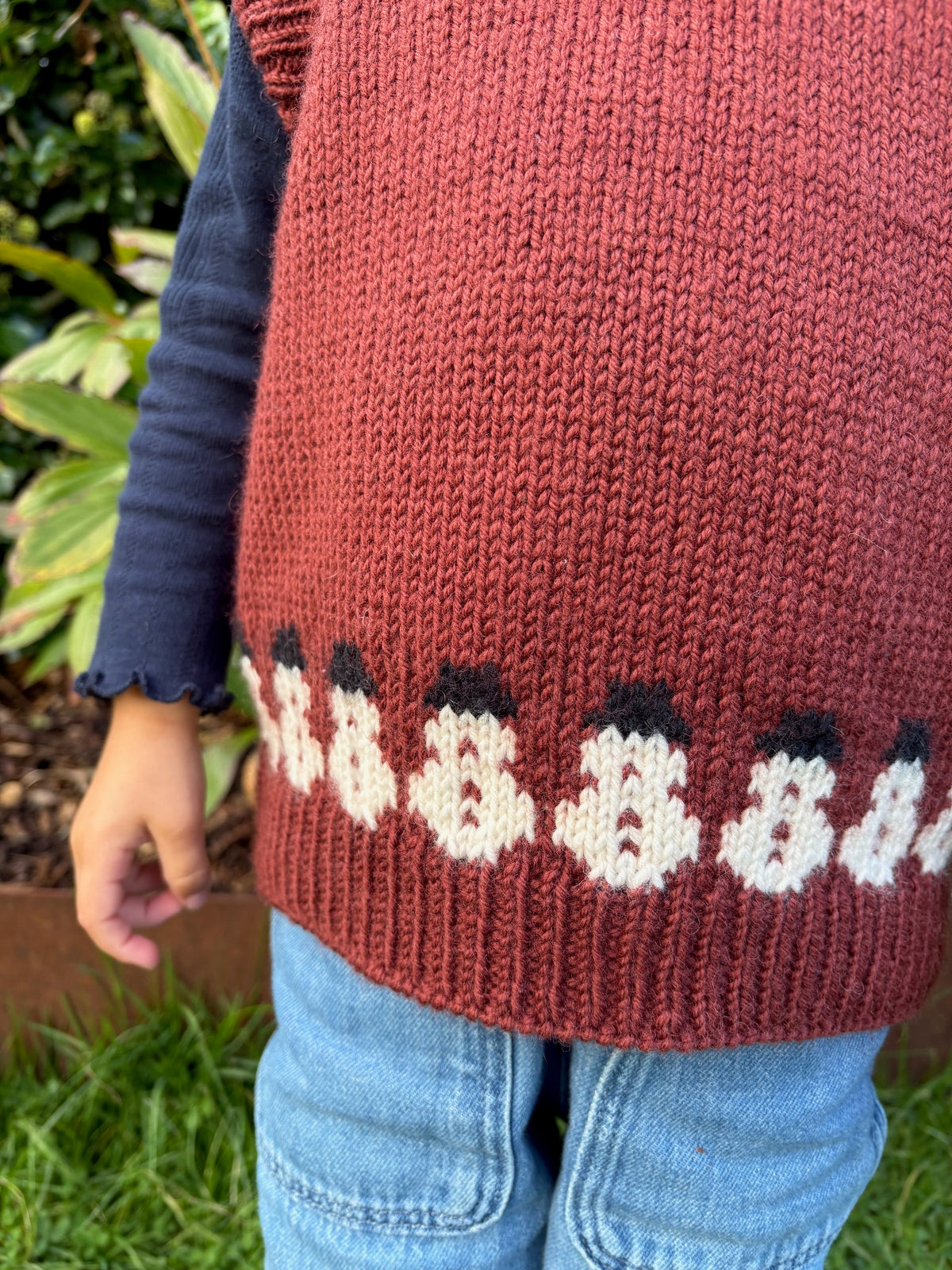 Easy Snowman Slipover Junior