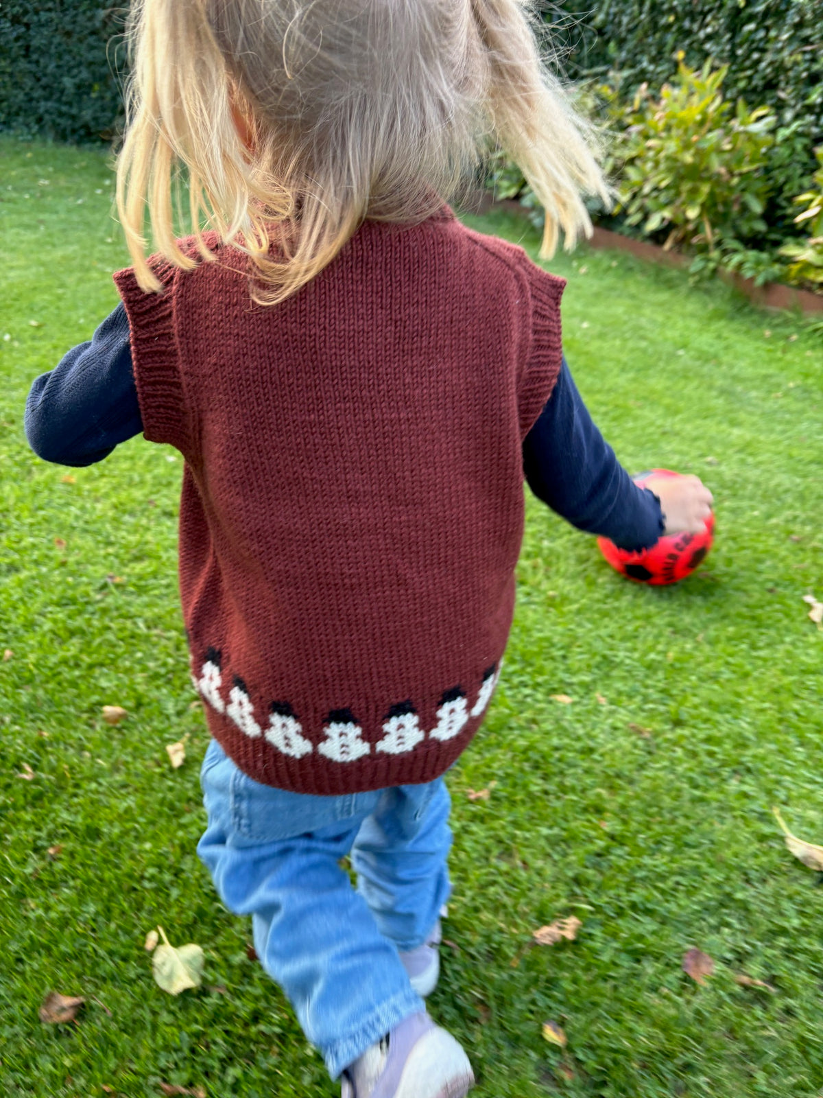 Easy Snowman Slipover Junior