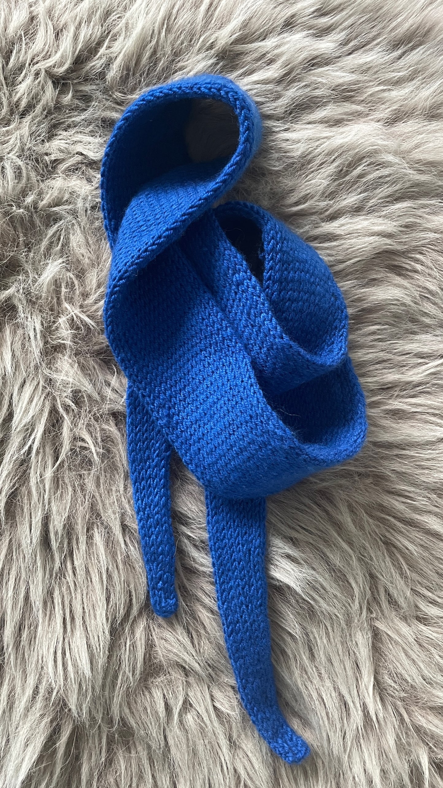 Easy Double Knitted Scarf English