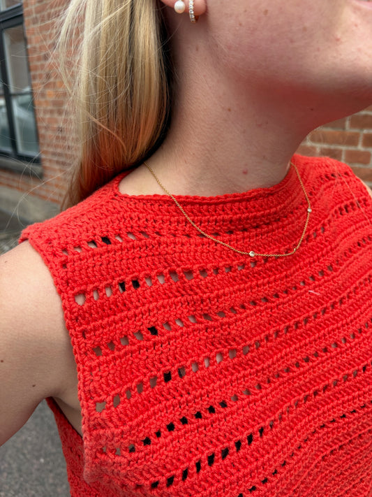 Ultra Easy Lace Top - Crochet