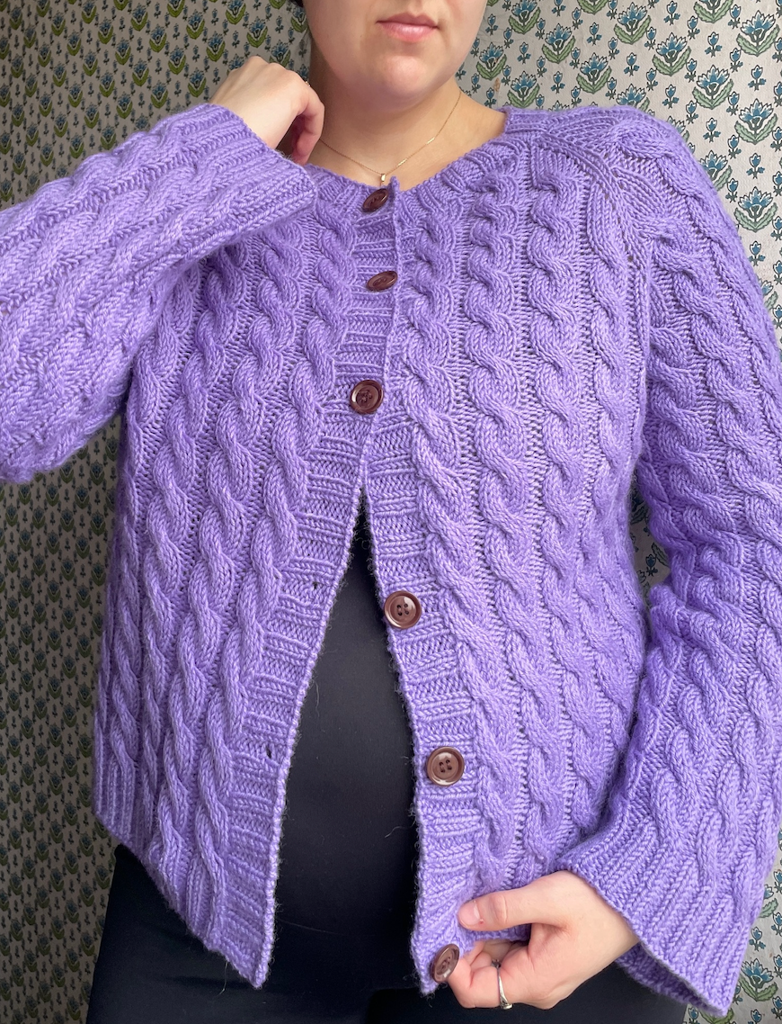 Easy Cable Cardigan