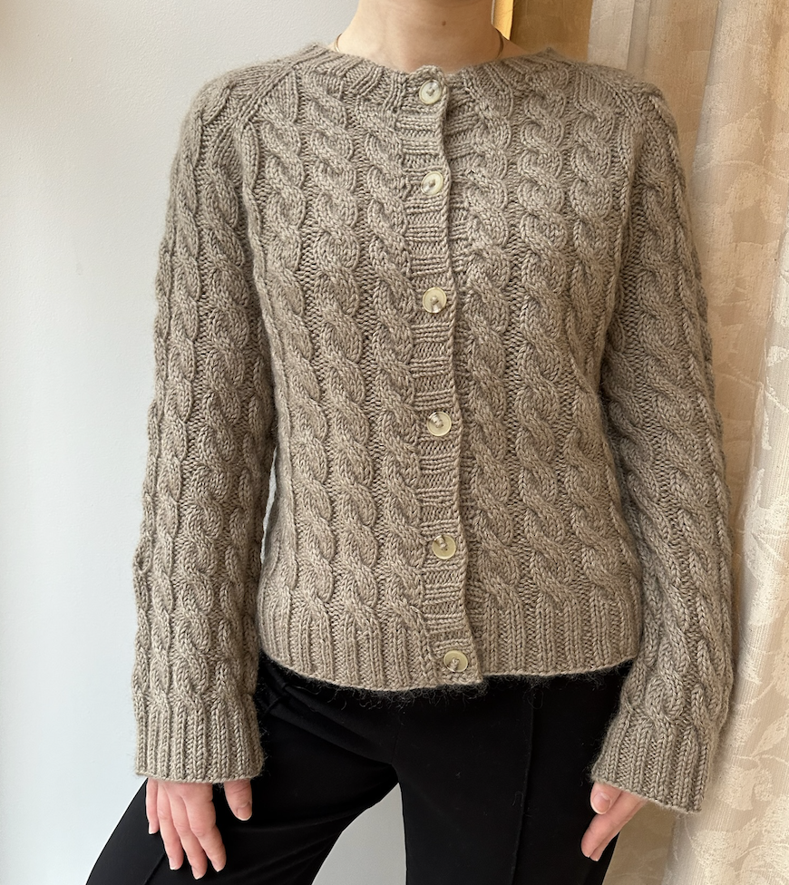 Easy Cable Cardigan