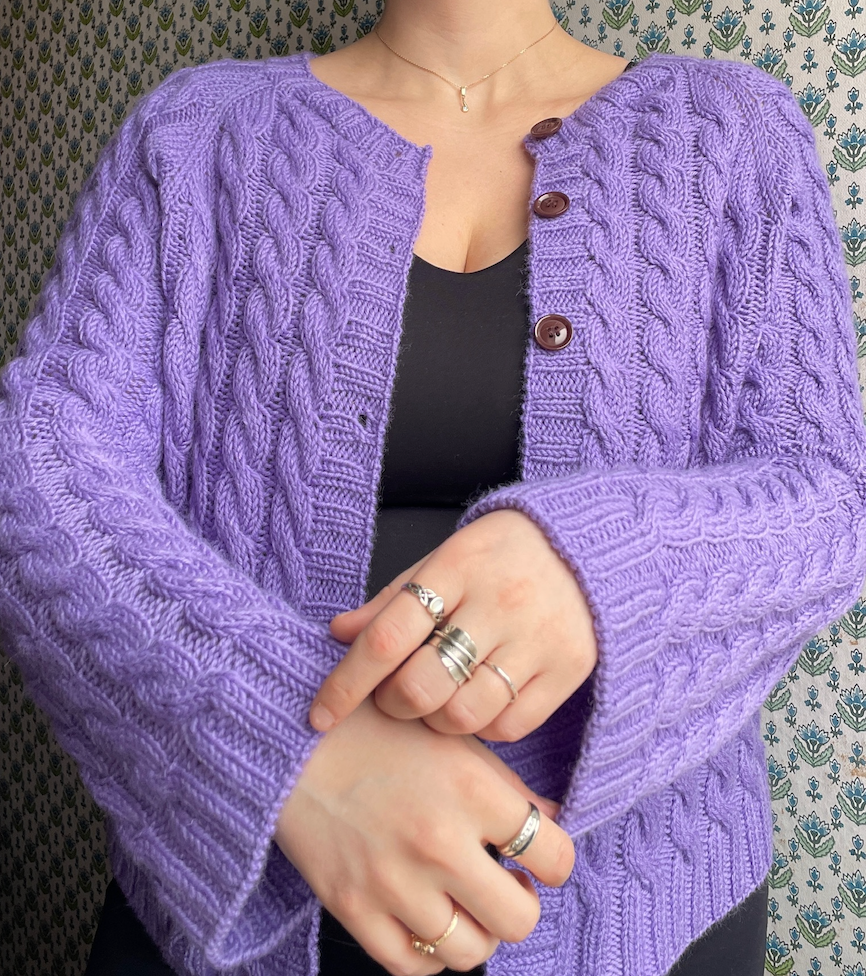 Easy Cable Cardigan