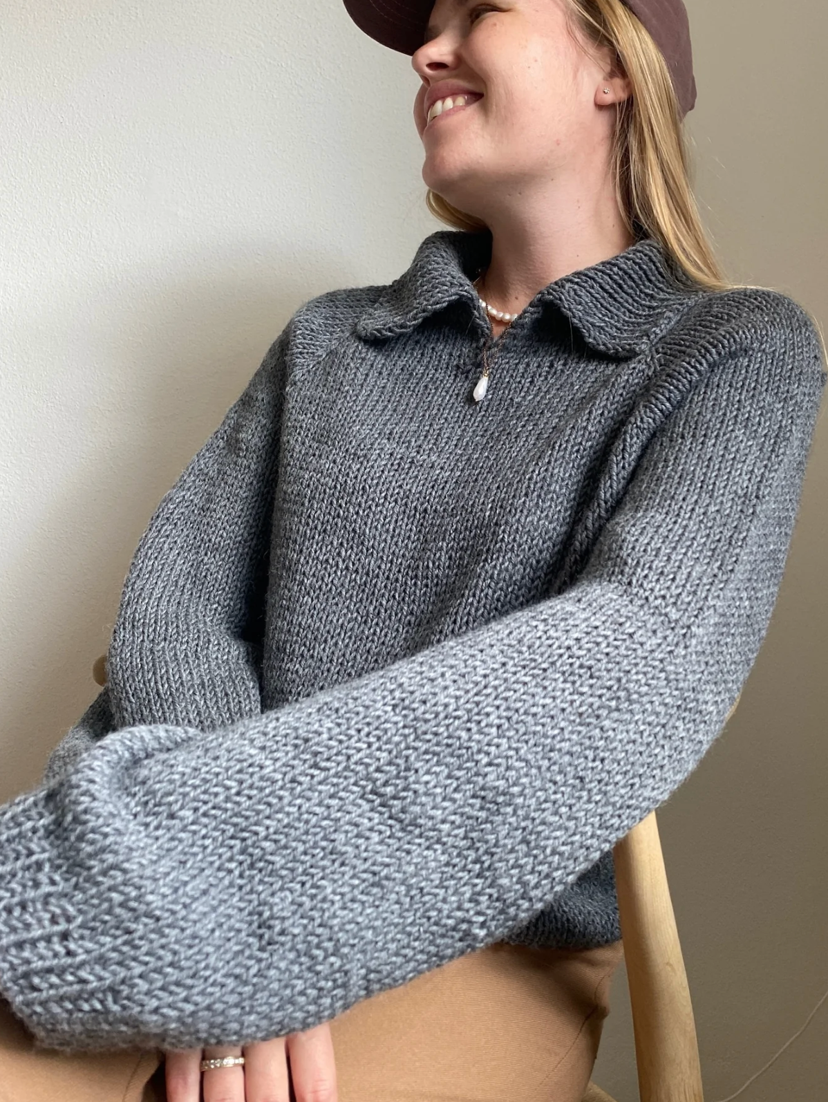 Easy Polo Sweater Adult + Baby