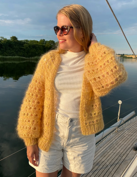 Learn Lace – Spring Cardigan Adult & Baby