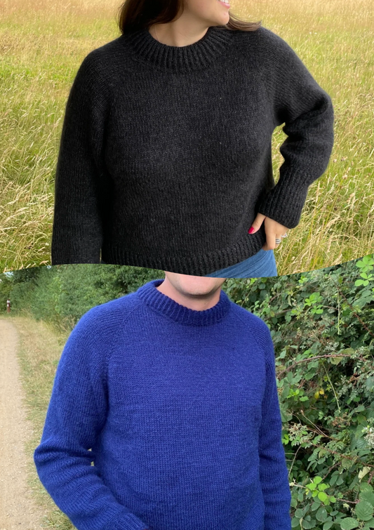 Easy Raglan Sweater Man + Woman