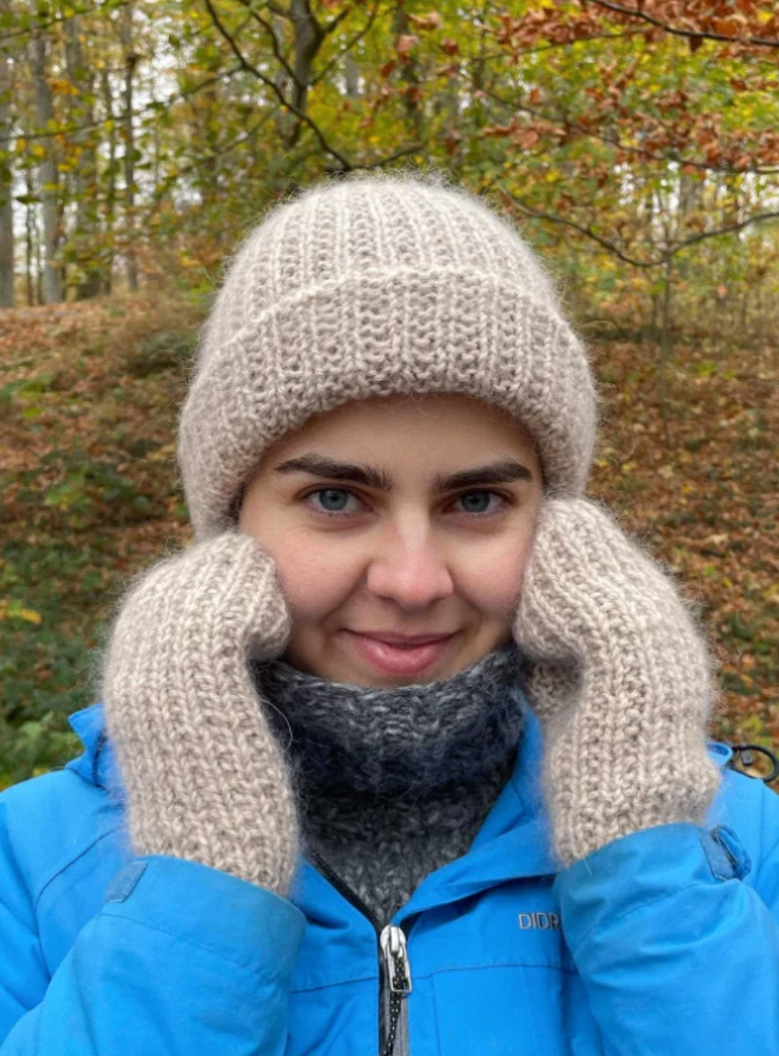 Easy Rib Beanie + Mittens