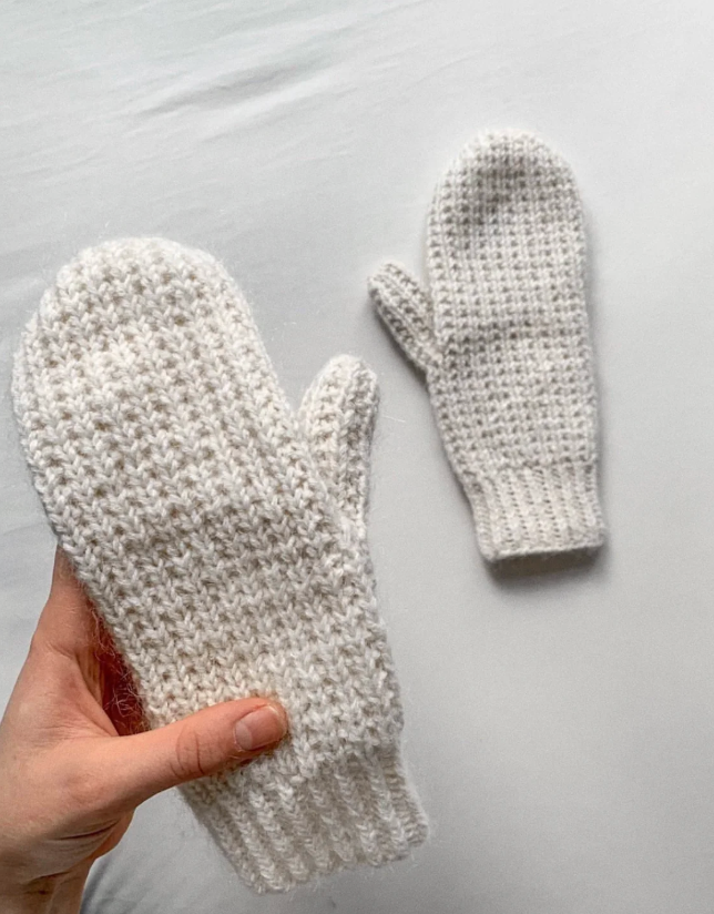 Easy Rib Beanie + Mittens